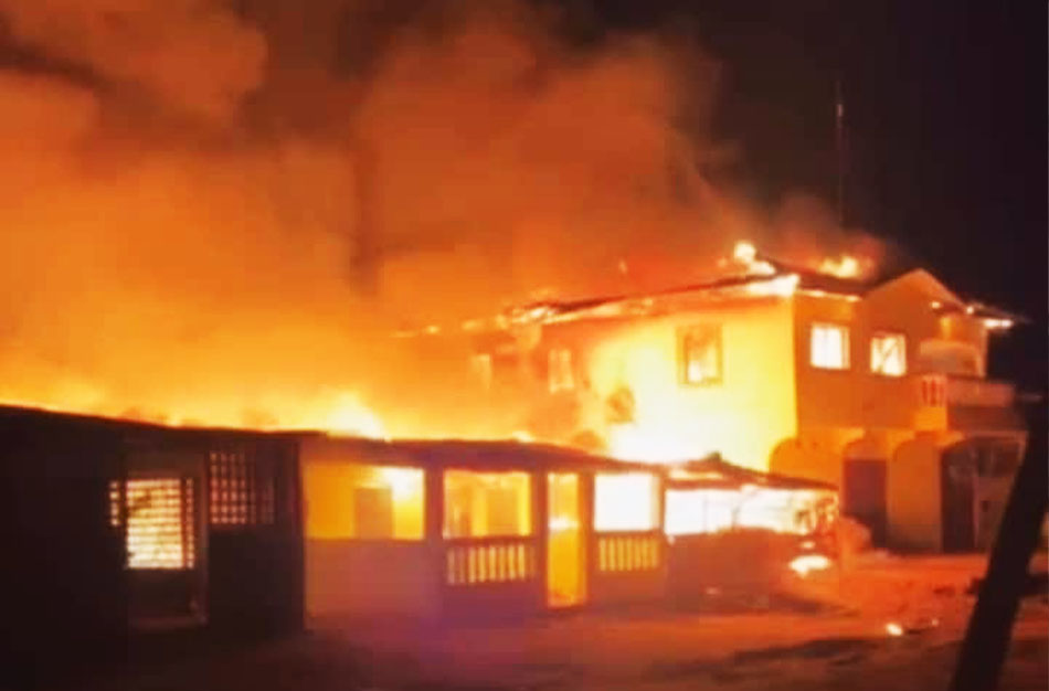 Incendie à Port-Gentil : Les sinistrés du Trois-Filaos vivent à la belle étoile