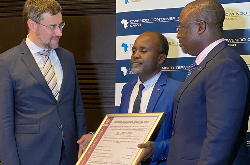 Certification ISO 14001 : l’OCT primée à son tour