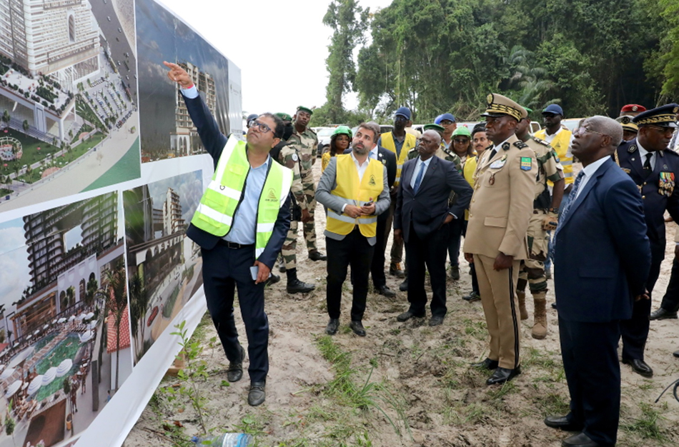 Grands chantiers à Malibé 2 : Brice Clotaire Oligui Nguema en visite d’inspection