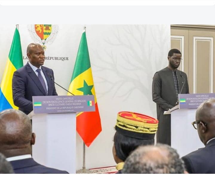 Coopération Gabon-Sénégal : Oligui Nguema et Diomaye Faye prônent pour l’unité africaine