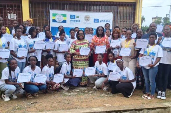 Gabon/Lambaréné : les jeunes filles formées sur la culture de l’entrepreneuriat par L’Unesco