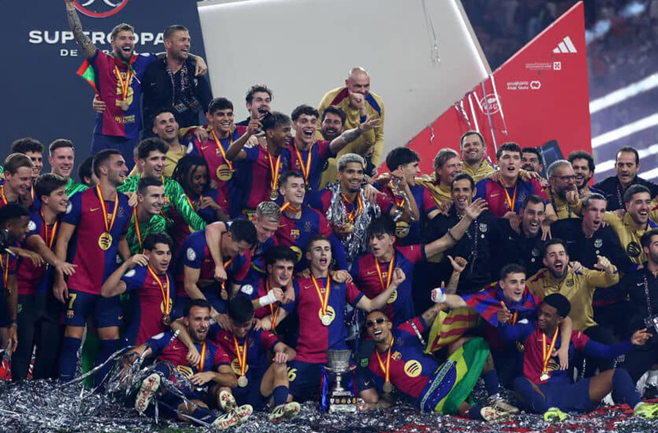 Supercoupe d’Espagne : le Barça domine le Real Madrid et remporte son quinzième trophée