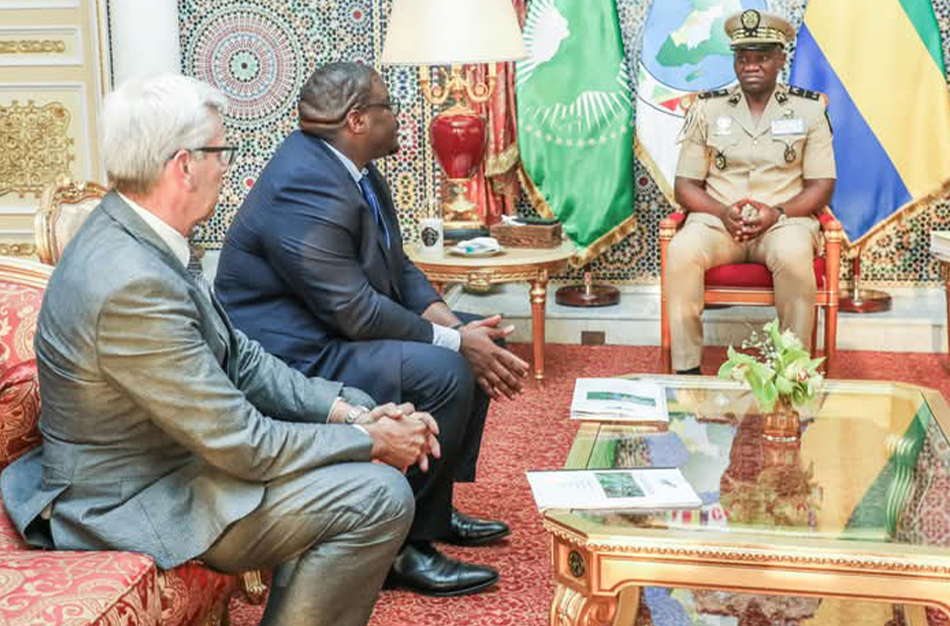 Rencontre entre le président Oligui Nguema et le directeur général de Maurel & Prom Gabon