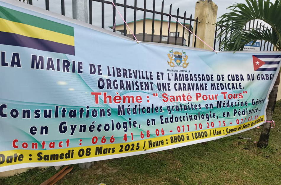 Coopération Gabon-Cuba : lancement d’une caravane médicale gratuite dès ce samedi