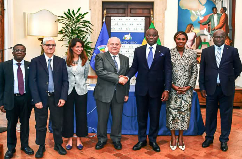 Le Président Oligui Nguema renforce la coopération avec la Communauté de Sant’Egidio de Rome