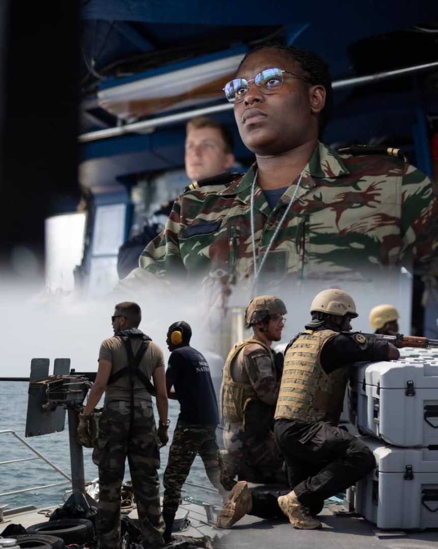 Sécurité maritime : manœuvre militaire au large des côtes gabonaises