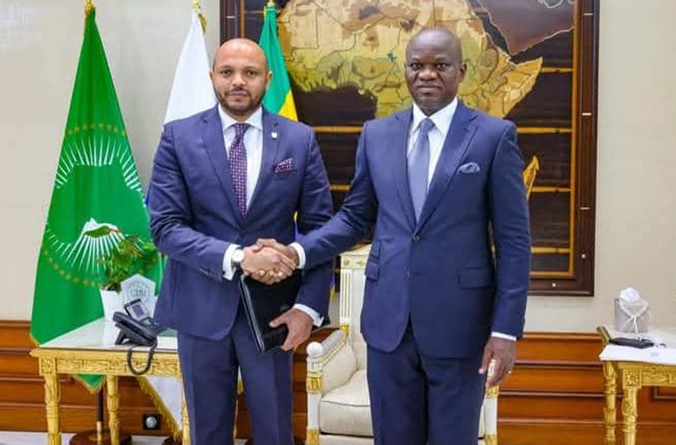Coopération Gabon-OEACP : le Secrétaire général de l’organisation reçu par Brice Clotaire Oligui Nguema au Palais du Bord de Mer