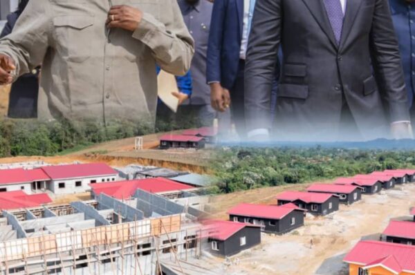 Gabon / Lebamba : Oligui Nguema inspecte le chantier du futur centre médical