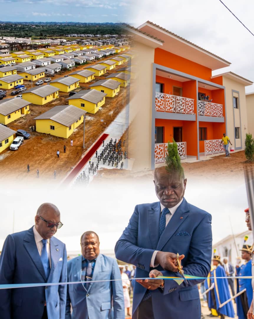 ‎Gabon / Logement de Bikélé : plus de 360 habitations distribuées aux populations‎‎‎