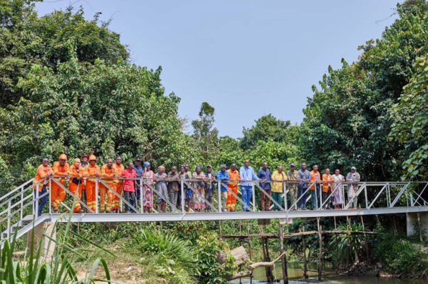Lebombi-Leyou/ Moanda 3 : une nouvelle passerelle pour soulager les riverains