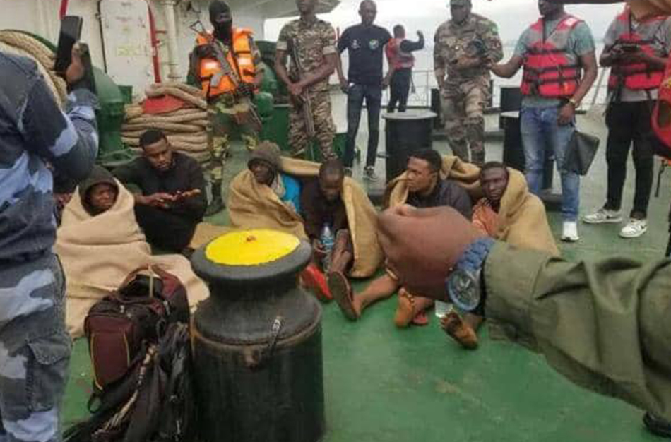 Gabon/Immigration clandestine : 7 nigérians interceptés au large d’Owendo
