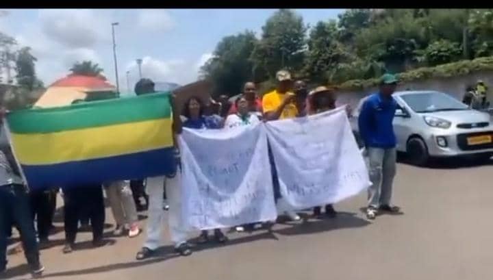‎‎Libreville : manifestation contre les dérives de certains communautés étrangères‎