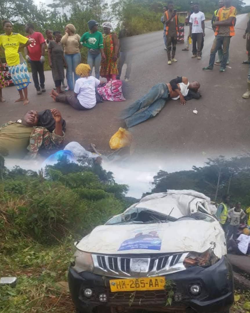 ‎‎Makokou : accident mortel sur la route, un candidat du RPM grièvement blessé