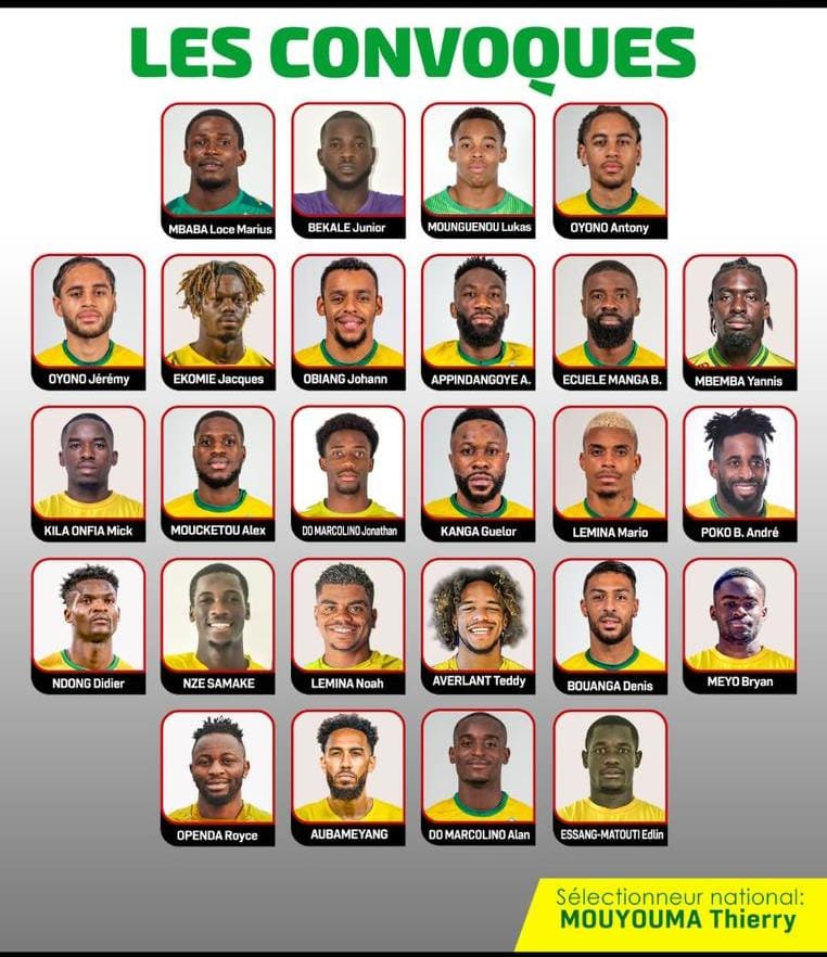 ‎Barrages Mondial 2026 : Thierry Mouyouma dévoile la liste des Panthères retenues pour l’opération commando face au Nigeria‎‎