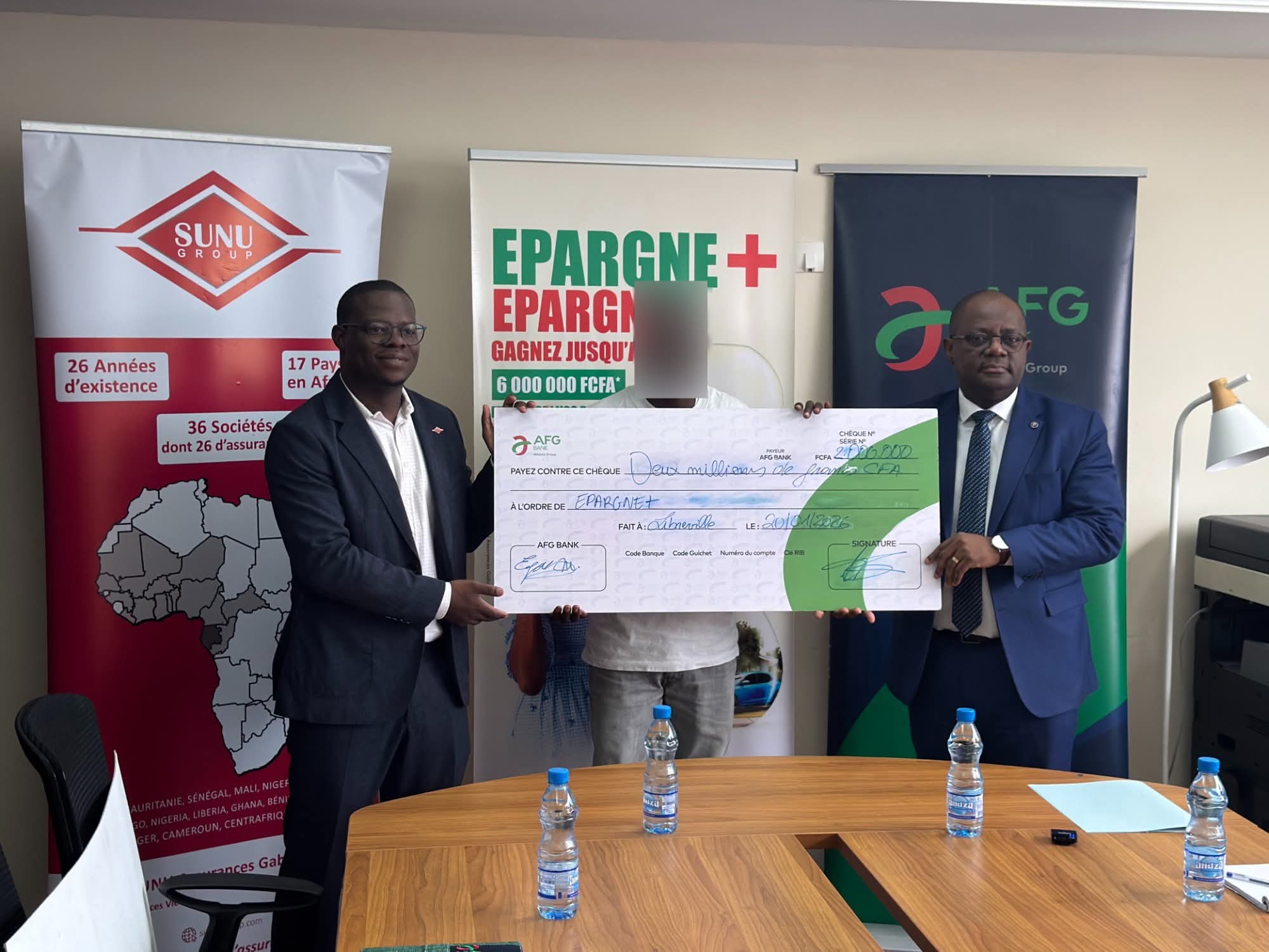 ‎AFG Bank Gabon : un client remporte 2 millions de FCFA grâce à l’Offre Épargne+‎