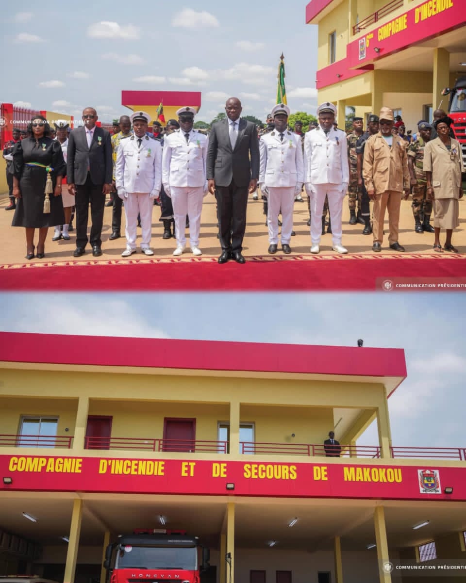 ‎Ogooué-Ivindo : la ville de Makokou dotée d&rsquo;une caserne des Sapeurs-pompiers‎‎