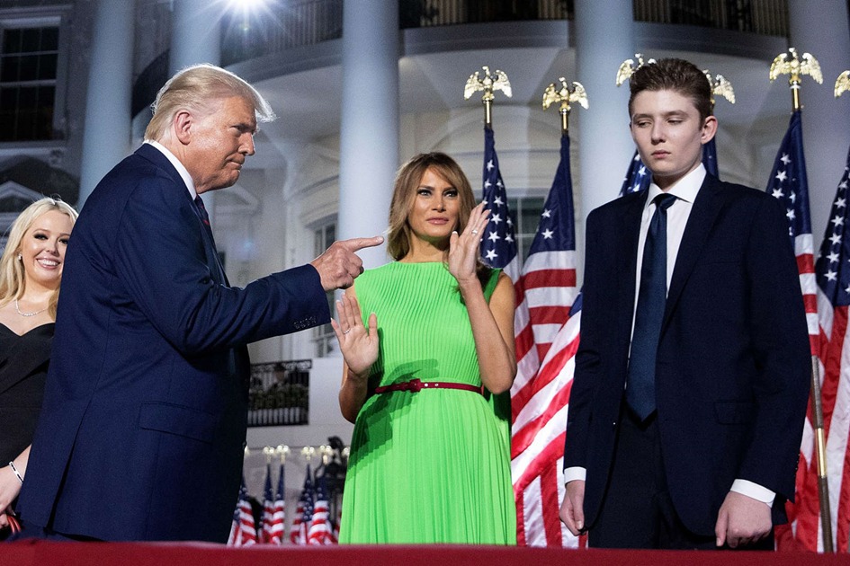 Guerre USA-Iran : un site satirique appelle Trump à envoyer son fils Barron au front