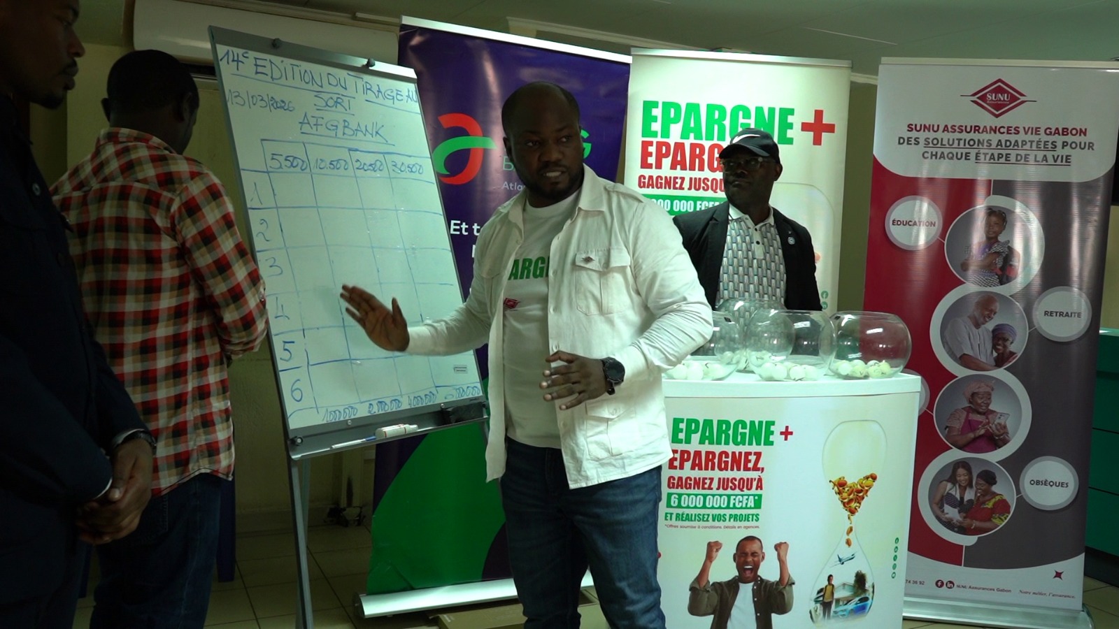 ‎AFG Bank Gabon / 14e tirage ÉPARGNE+ : la fidélité des clients récompensée‎