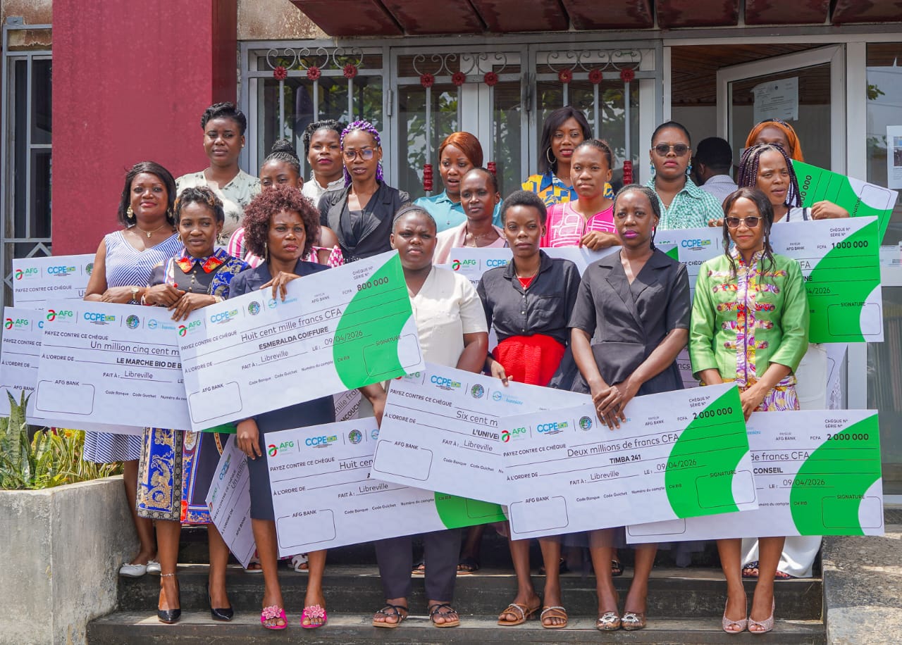 ‎AFG Bank Gabon/Programme « osons le changement »: 19 filles-mères bénéficient d&rsquo;un accompagnement financier‎