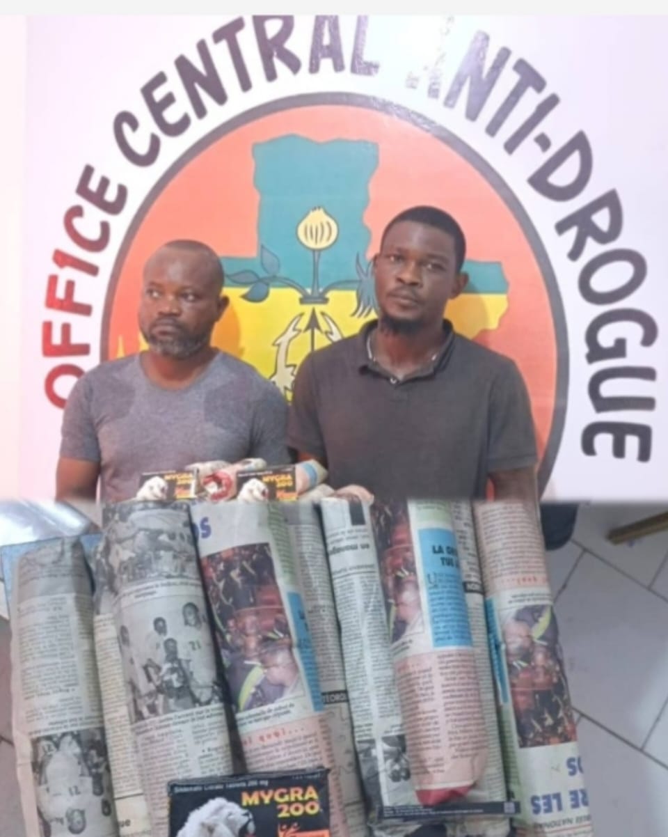 ‎‎Port-Gentil : deux présumés trafiquants de chanvre arrêtés à Balise‎