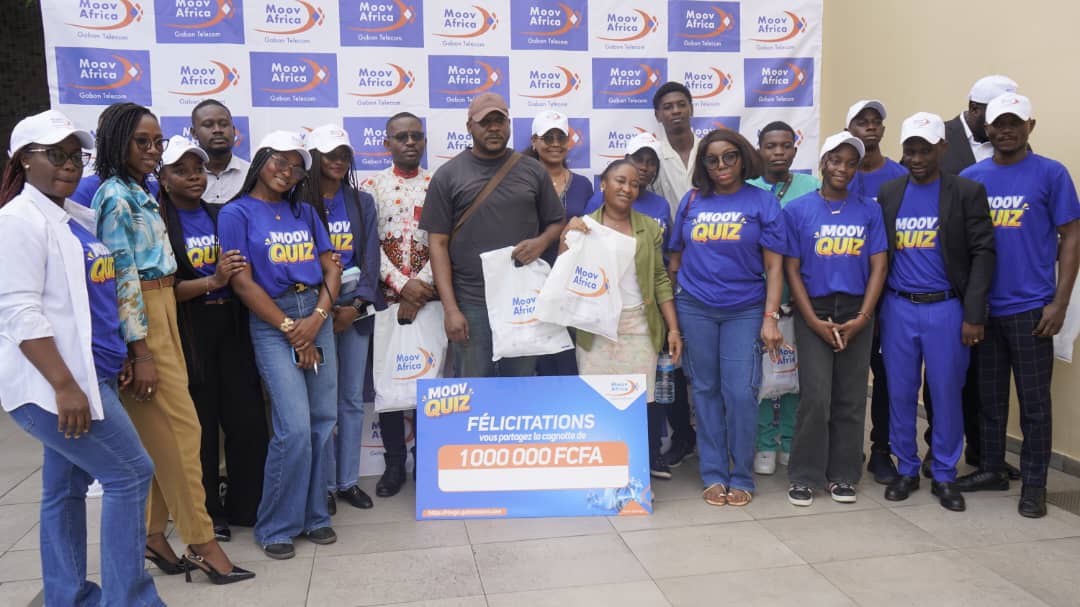 ‎‎‎‎Moov Africa Gabon Télécom : 61 gagnants récompensés au jeu Moov Quiz‎