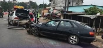 ‎Deux véhicules entrent en collision sur l&rsquo;axe PK 5-Plein-Ciel‎